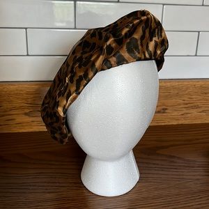 Studio Kokin New York Animal Print Beret Hat Like New!